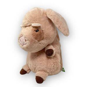 Giggle Scape Pig Plush Stuffed Animal Soft Features Baby Toy 12"
